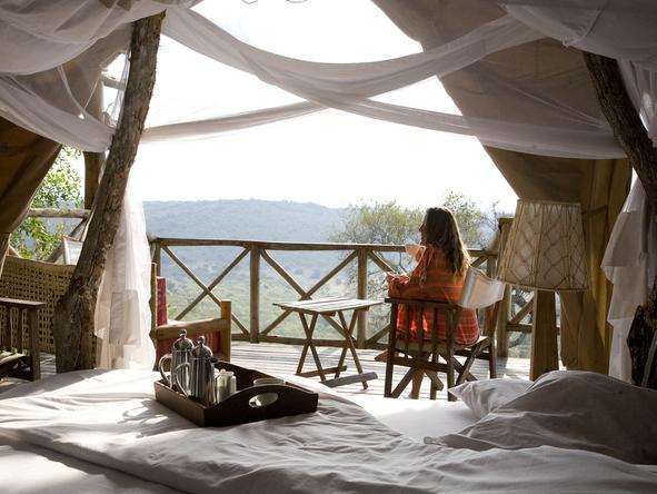 Mihingo Lodge - Private Deck 